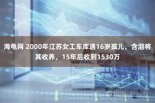 海龟网 2000年江苏女工车库遇16岁孤儿，含泪将其收养，15年后收到1530万